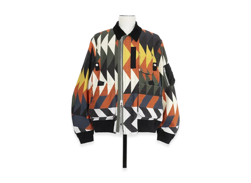 sacai x A.P.C. Quilts Blouson 