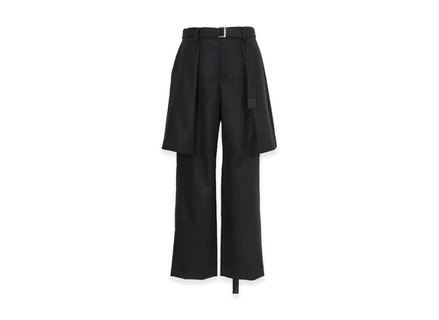 sacai Wool Flannel Pants 