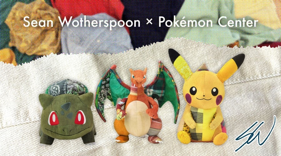 Pokémon Teams Up with Sean Wotherspoon for an Exclusive Pre-Order Plush Drop