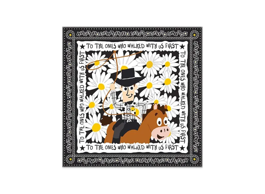 PEACEMINUSONE x Toy Story THE FIRST FAN Scarf 01 Cotton 