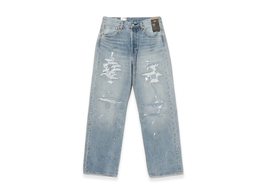 LEVI'S 501 Loose Crash & Repair Denim (BEAMS Limited Edition) 