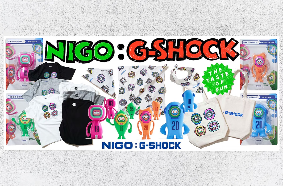 NIGO® x G-SHOCK Souvenir Collection: Figures, Tees & Accessories [28th July 2026]
