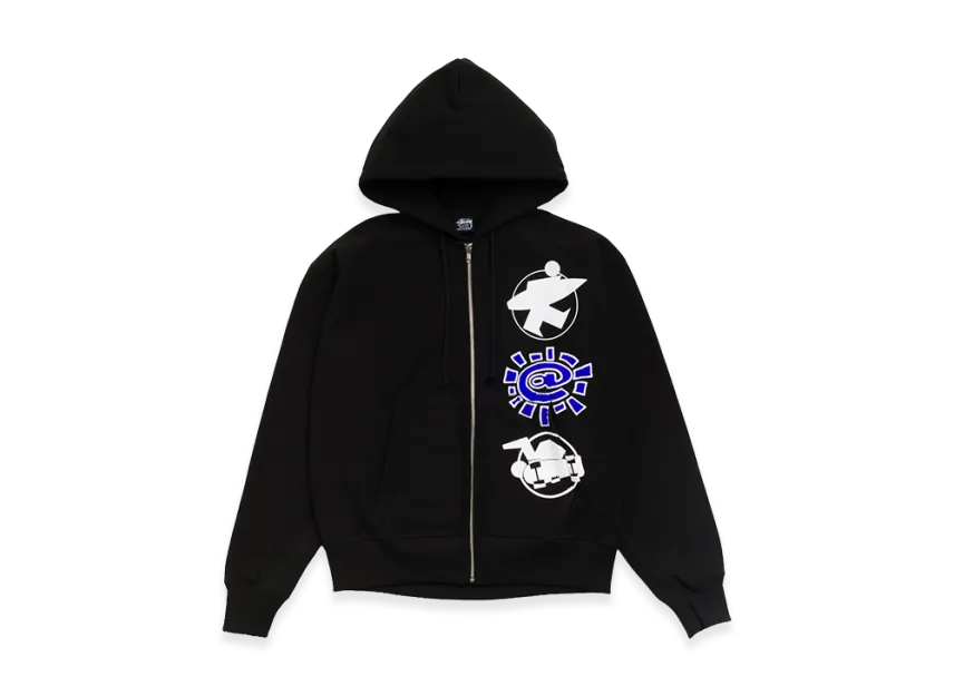 Stussy x Always Do What You Should Do Stack Zip Hoodie 