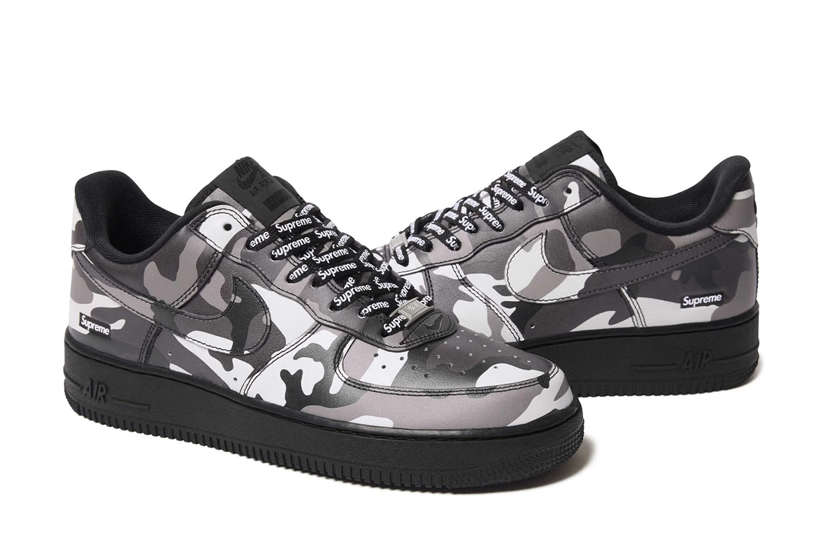 Supreme × Nike Air Force 1  “Snow Camo” Revealed [Fall/Winter 2026]