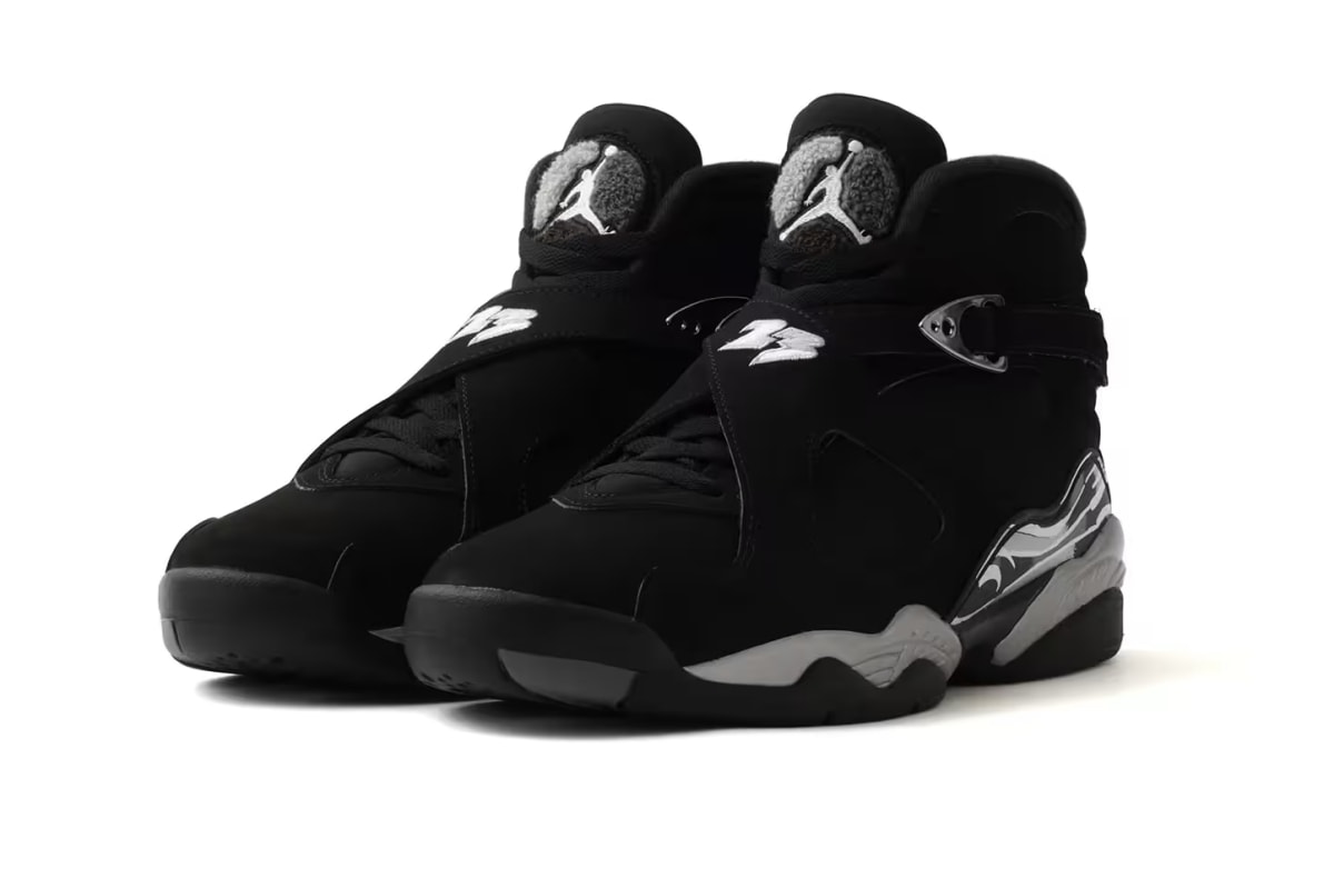 Nike Releases Air Jordan 8 “Black Chrome” [29th August 2026]