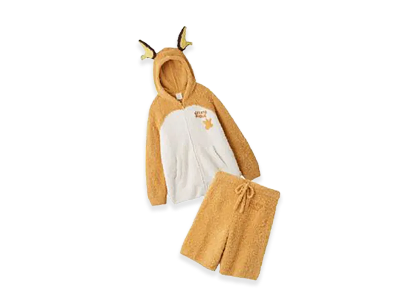 GELATO PIQUE x Pokemon Gelato Raichu Hoodie & Half Pants Set 