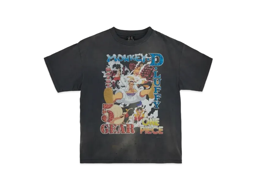 SAINT Mxxxxxx x ONE PIECE OP_SS T-Shirt/Luffy 