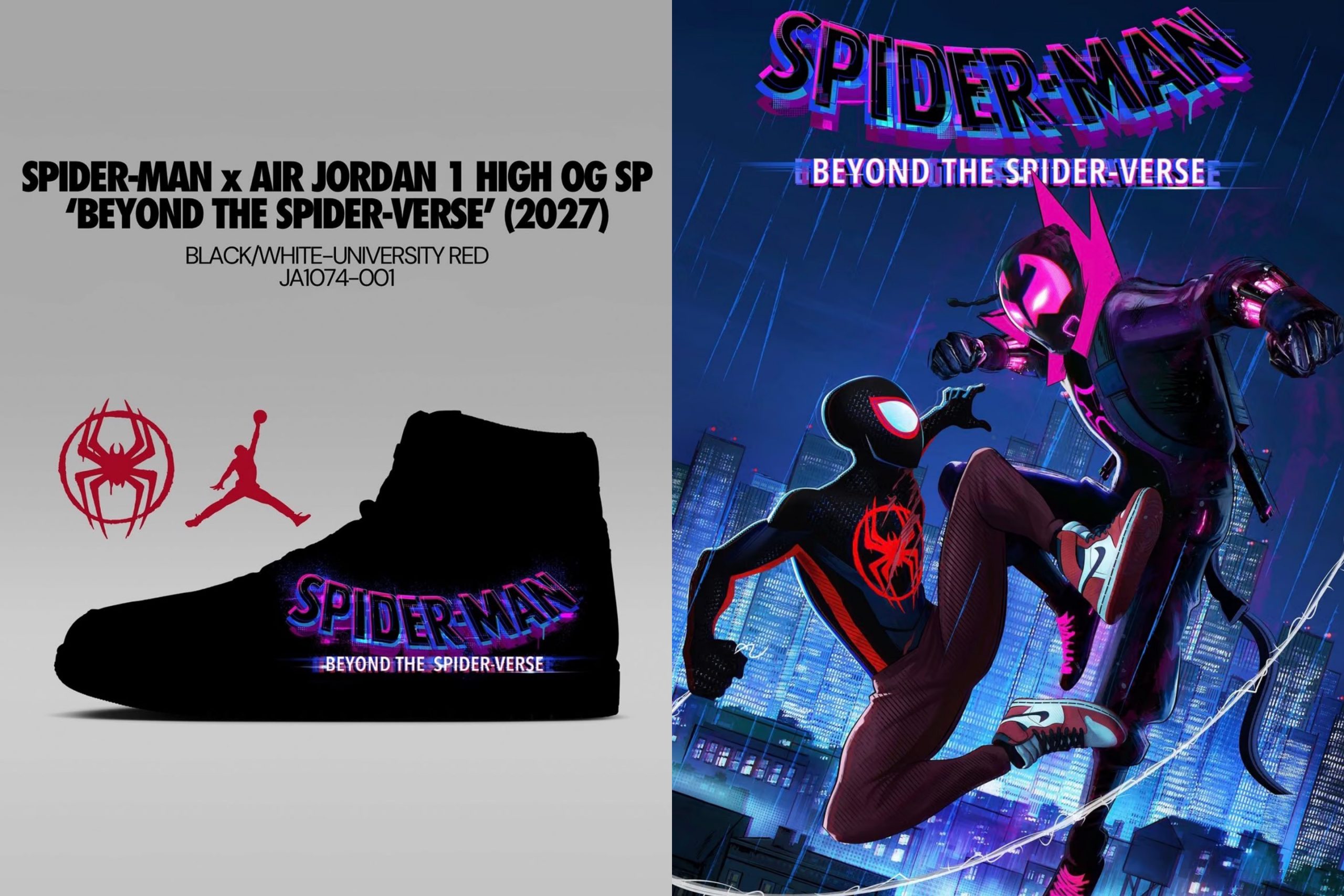 [Rumored] Spider-Man: Beyond the Spider-Verse x Nike Air Jordan 1 High OG SP “Multi-Color”