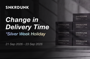 SNKRDUNK Japan’s Temporary Change in Delivery Schedule